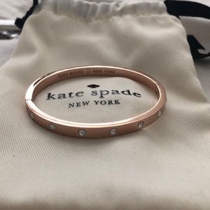 Rose gold Kate spade bracelet!